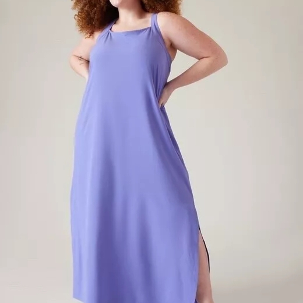 ATHLETA Lavender Sleeveless Maxi Dress - Picture 4 of 5